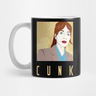 Cunk on a T-Shirt - pop art portrait of Philomena Cunk Mug